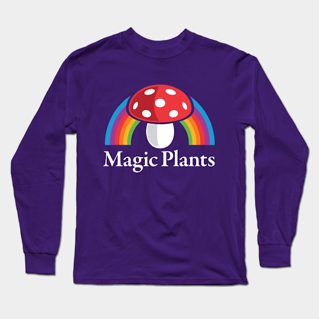 Magic Plants Tee Long Sleeve T-Shirt by NaturesGnosis